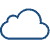 Icono de base de datos en la nube